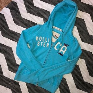 Hollister full zip hoodie
